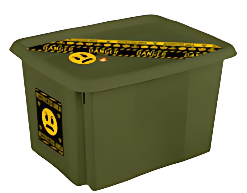keeeper Boîte de rangement "karolina emoji danger", 30 L