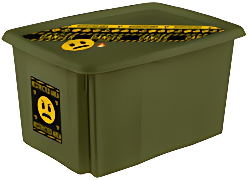 keeeper Boîte de rangement "karolina emoji danger", 45 L