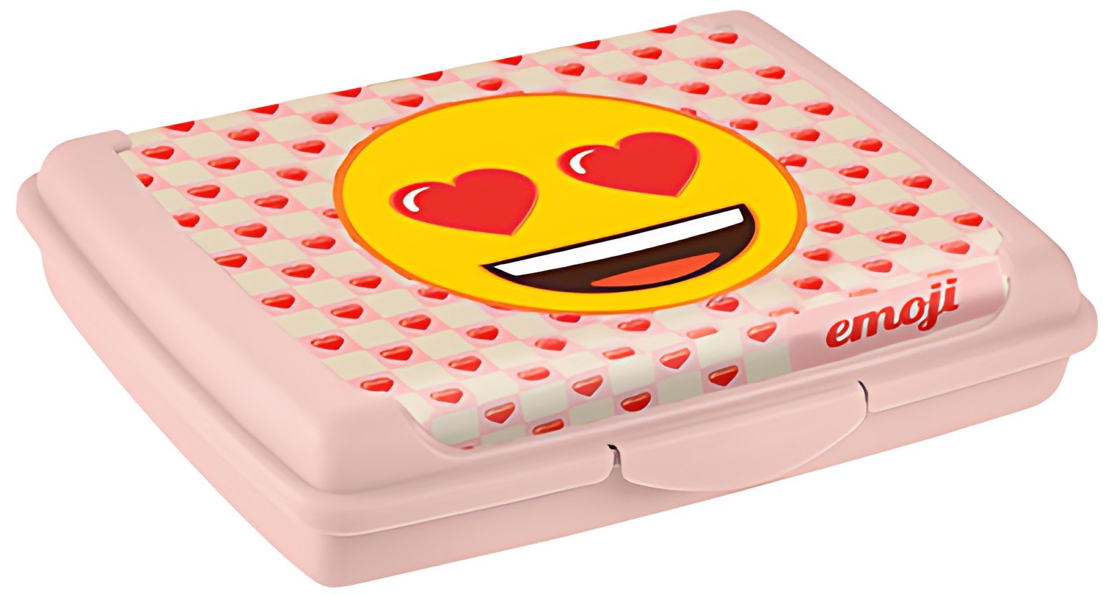 keeeper Boîte à goûter "carla mini emoji hearts", rose