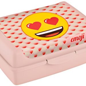 keeeper Boîte à goûter "carla midi emoji hearts", rose