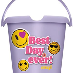 keeeper Seau à motif "ilvie emoji best day", rond, 10 litres