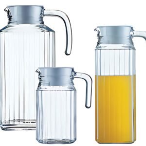 Esmeyer Arcoroc Pichet en verre "Quadro", 1,1 L
