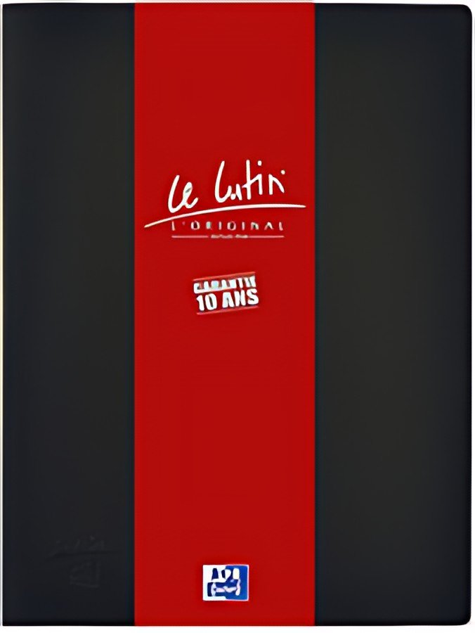 Oxford Protège-documents "Le Lutin", A4, 10 pochettes, noir