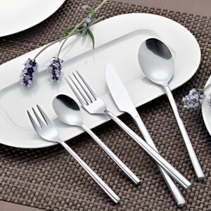 Esmeyer Couteau "Silke", set de 12, en acier inoxydable poli