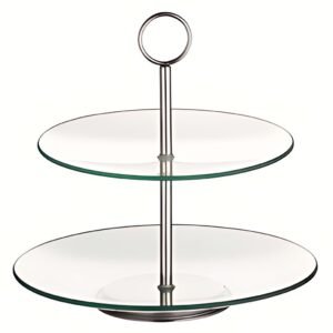 Esmeyer Présentoir à étages en verre "COOKIE", 2 étages