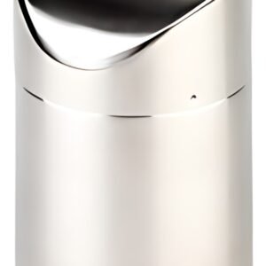 APS Poubelle de table SNAP, en acier inoxydable, poli mat
