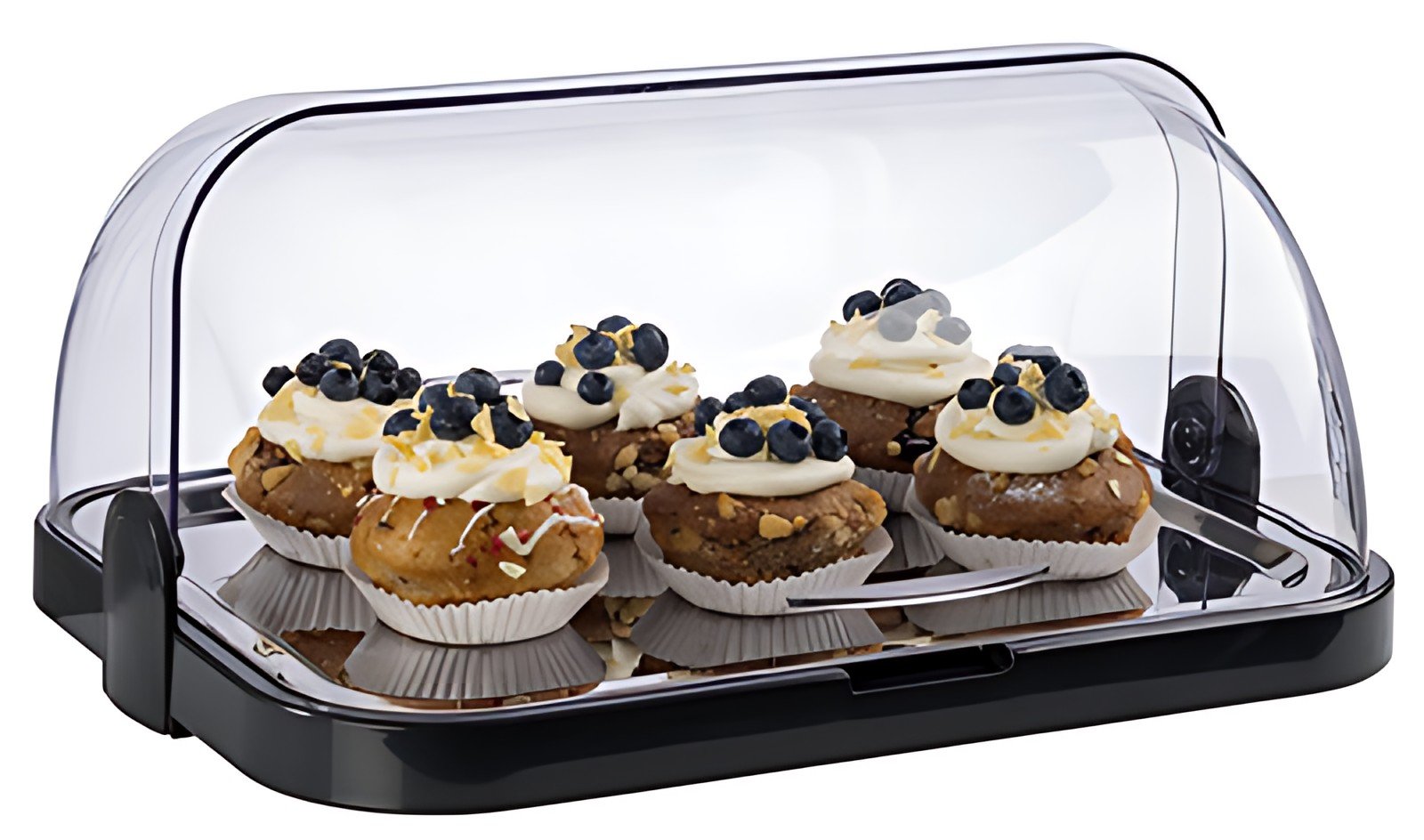 APS Vitrine de buffet, noir