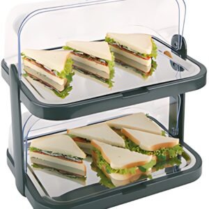 APS Vitrine de buffet DOPPELDECKER, noir