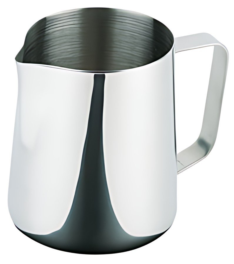 APS Pichet à lait universel, acier inoxydable poli, 0,8 l