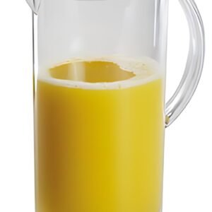 APS Pichet à jus de fruit avec couvercle, 2,0 l, transparent