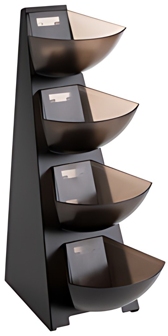 APS Distributeur de portions MULTI RACK, 4 étages, inox