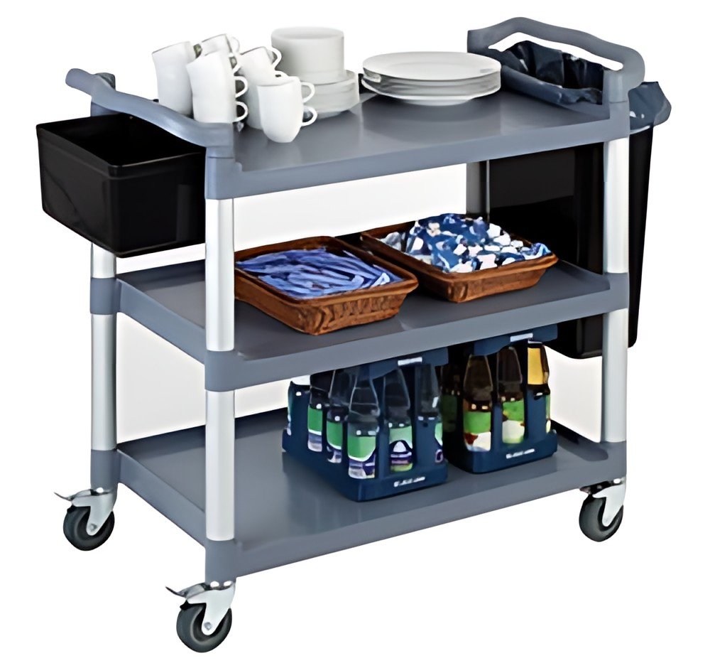 APS Chariot de service et de transport READY, 3 plateaux