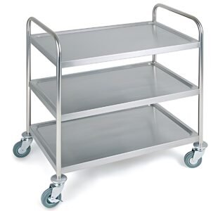 APS Chariot de service et de transport STEADY, 3 plateaux