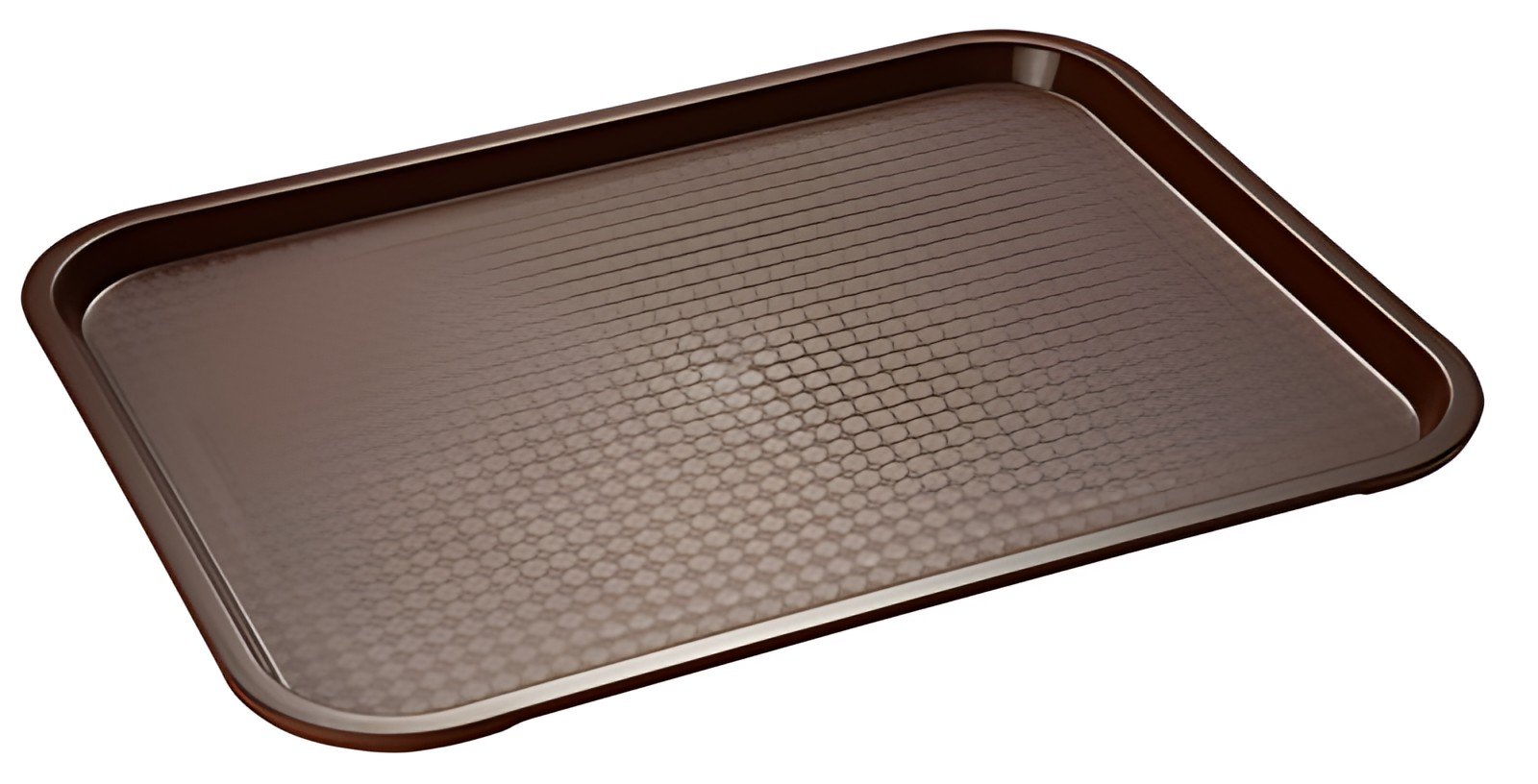 APS Plateau FAST FOOD, (L)450 x (P)355 mm, marron