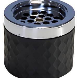 APS Cendrier VENTIS, diamètre : 95 mm, noir