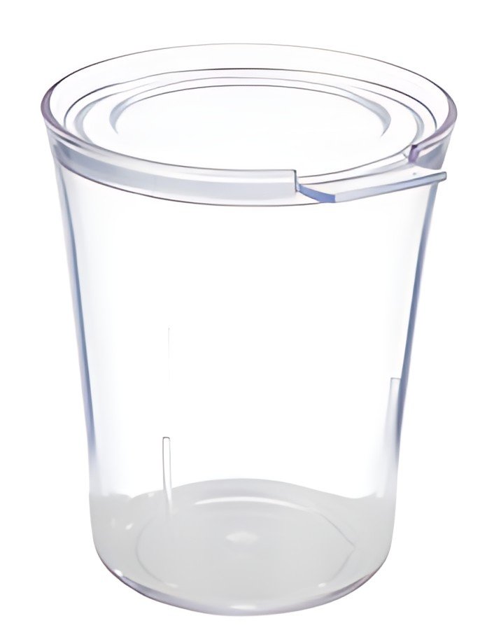 APS Gobelet avec couvercle SUPER CUP, 16 pièces, transparent