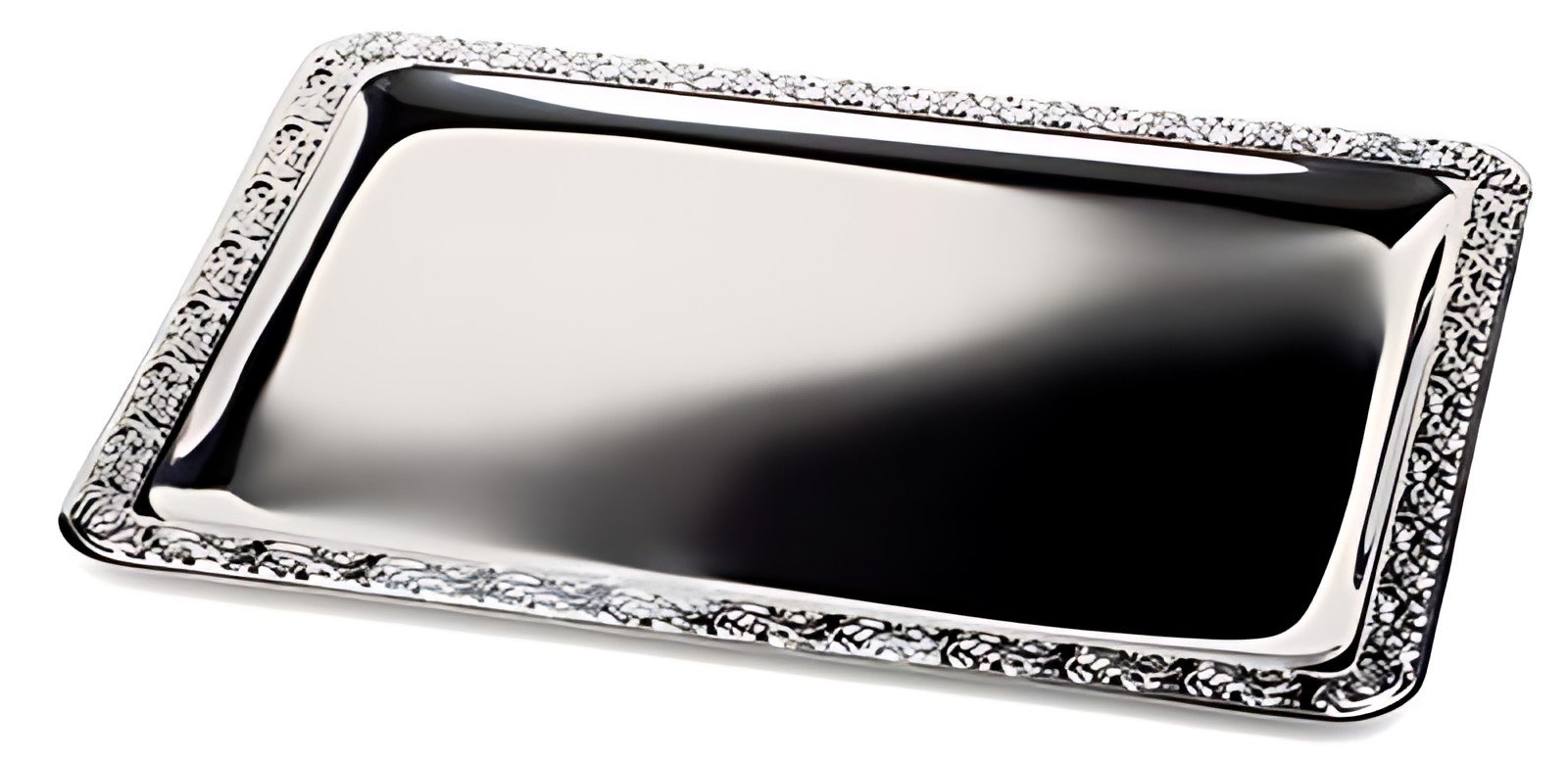 APS Plateau "MIEUX SERVI", (L)600 x (P)400 mm, argent