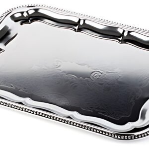 APS Plat de service, rectangulaire, 410 x 310 mm, argent