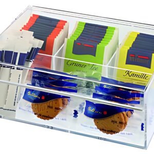APS Boîte à thé & infusion/Multibox,en plastique transparent