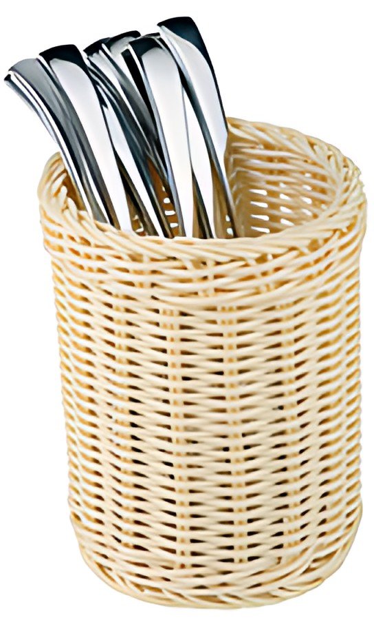 APS Corbeille à couverts ECONOMIC, diamètre: 120 mm, beige