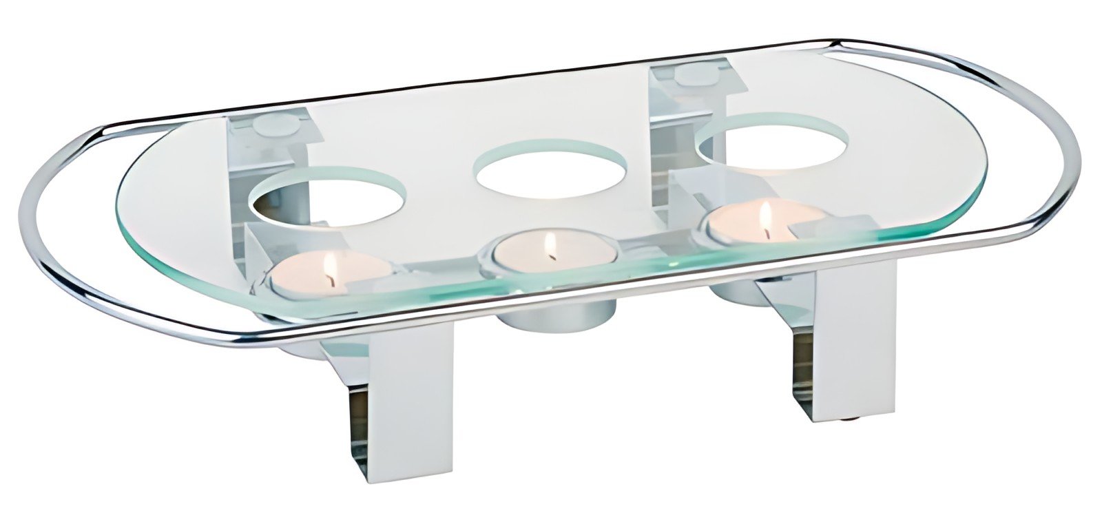 APS Chauffe-plat, 3 bougies, (L)340 x (P)180 x (H)60 mm