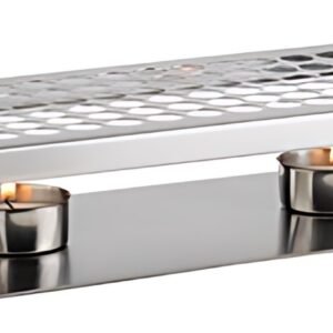 APS Chauffe-plat, 2 bougies, (L)340 x (P)130 x (H)60 mm