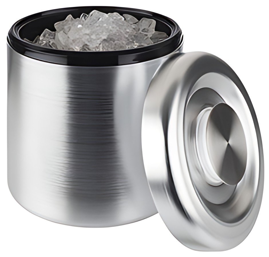 APS Bac à glaçons ARCTIC, en PS/aluminium, 6 litres, argent
