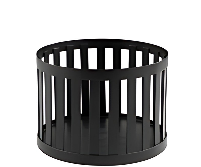 APS Corbeille APS PLUS, diamètre: 210 mm, noir
