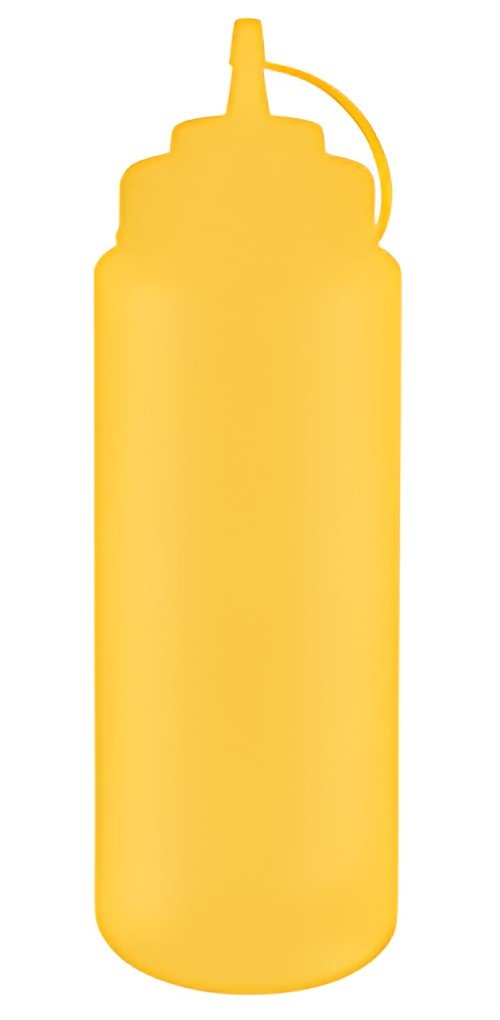 APS Bouteille verseuse souple, 1.025 ml, jaune