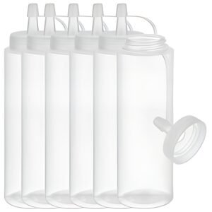 APS Bouteille verseuse souple, 490 ml, set de 6, transparent