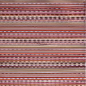 APS Set de table FEINBAND, 450 x 330 mm, rouge/orange