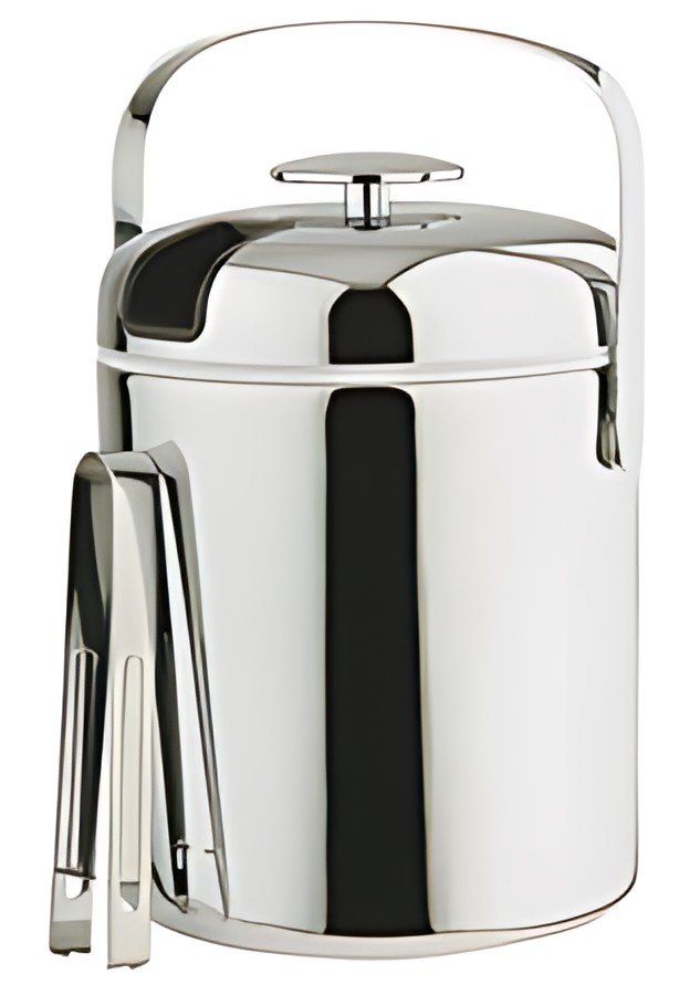 APS Seau à glaçons POLAR, acier inoxydable, 1,3 litre,argent