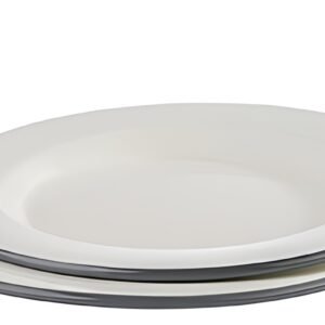 APS Assiette émaillée, diamètre: 260 mm, set de 2
