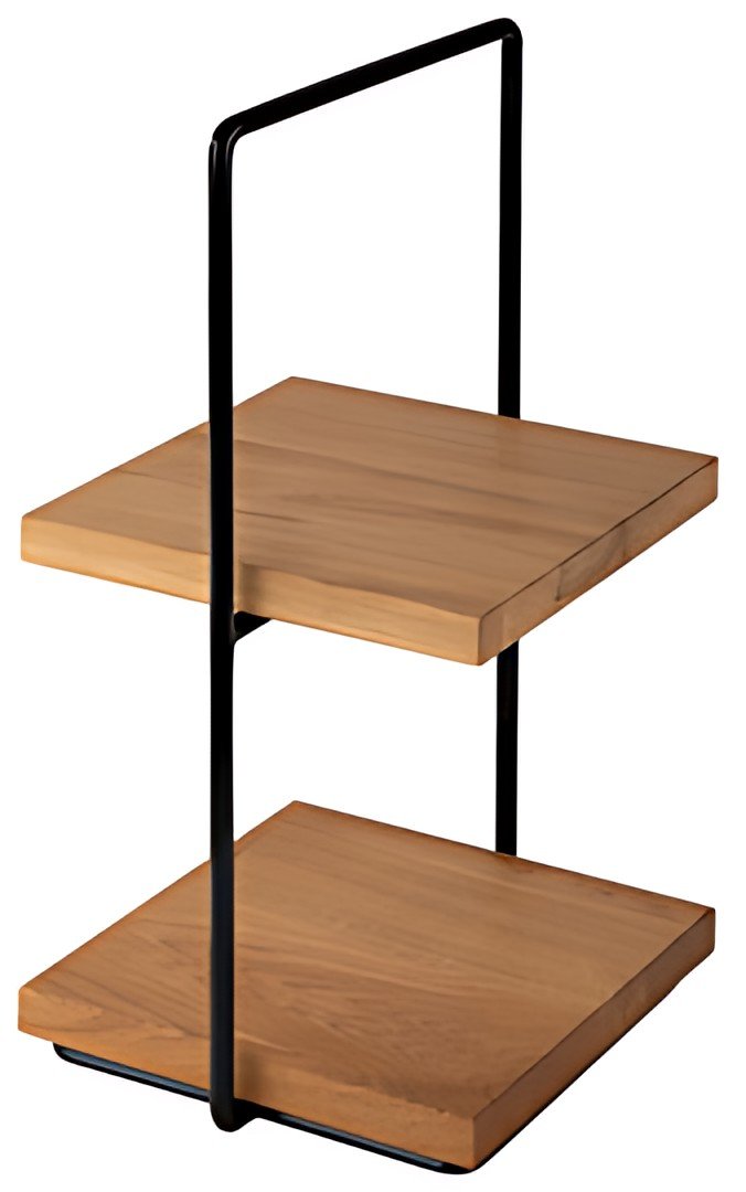 APS Etagère PERFECTO SMALL, 2 étages, chêne, hauteur: 405 mm