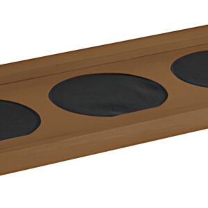 APS Planche de buffet pour carafes, chêne sombre