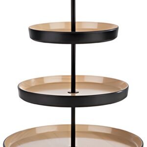 APS Etagère FRIDA, 3 étages, hauteur: 430 mm, noir
