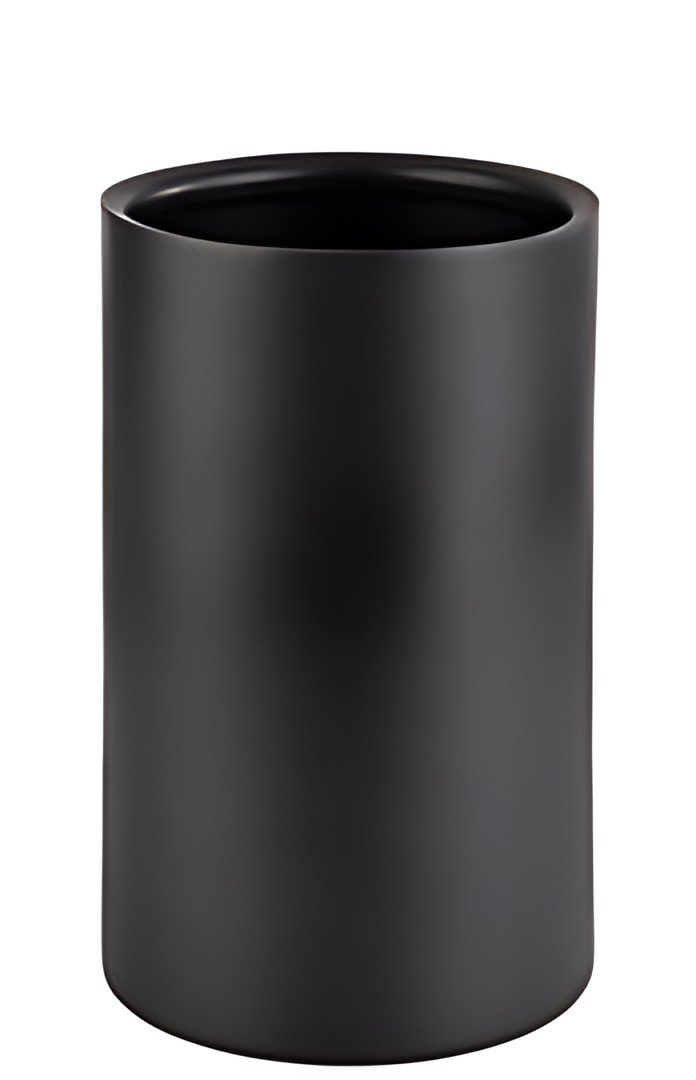APS Rafraîchisseur de bouteille, acier inoxydable, noir mat