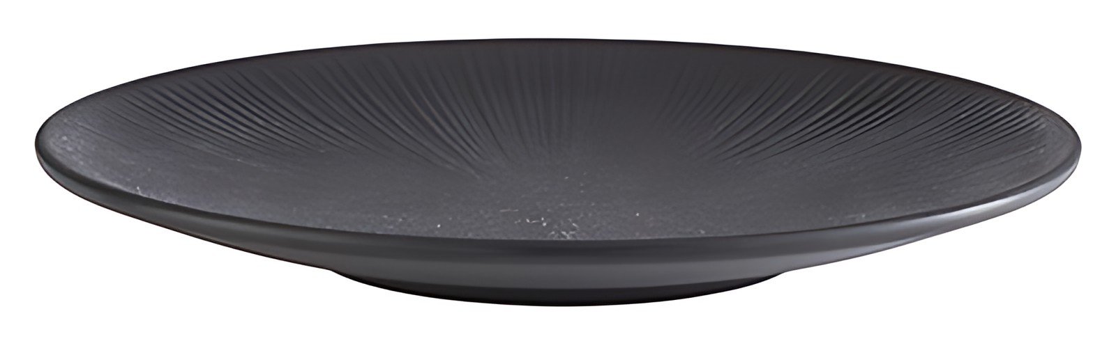 APS Assiette plate NERO, diamètre: 260 mm, noir
