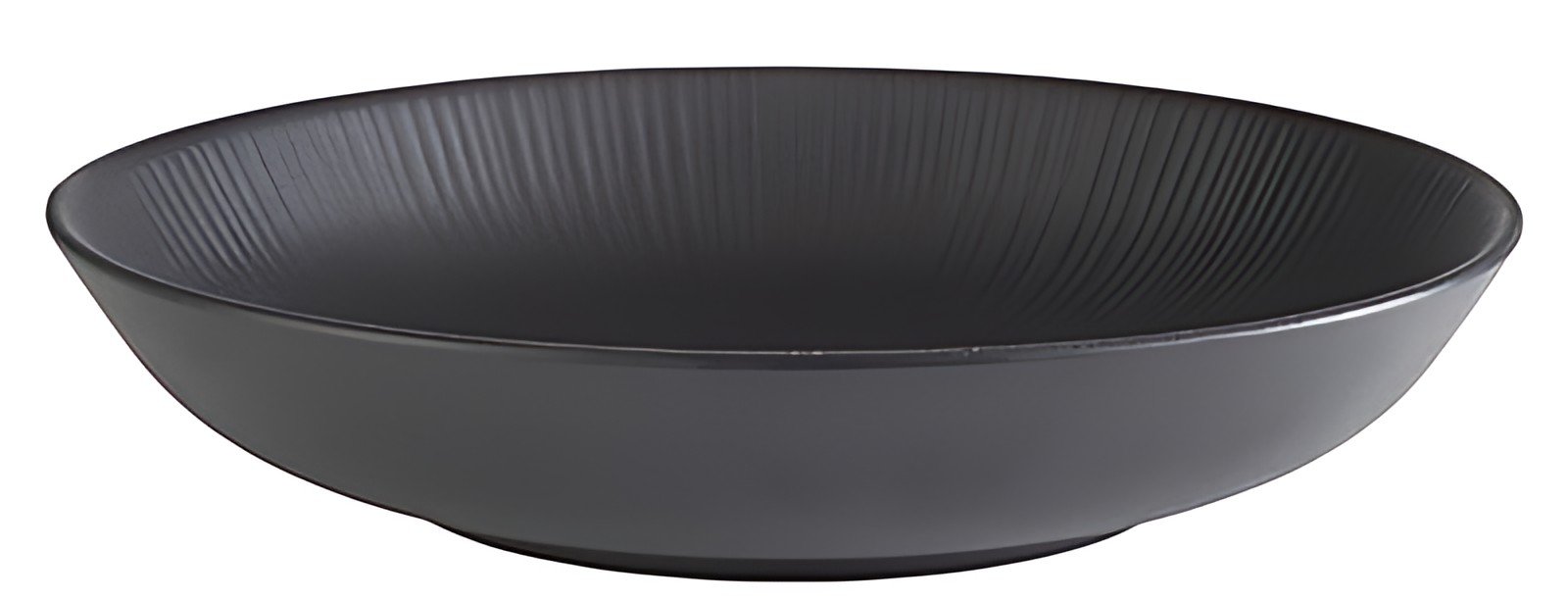 APS Assiette creuse, diamètre: 225 mm, noir