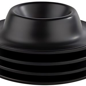 APS Coquetier EGGY, en mélamine, set de 4, noir