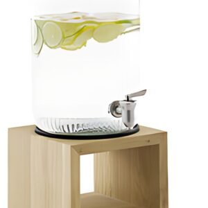 APS Distributeur à boisson VALO, 7 litres, verre/chêne