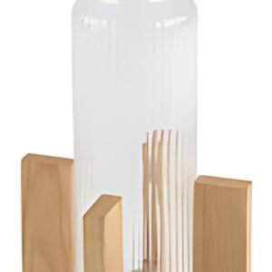 APS Pied pour carafe en verre VALO, en chêne