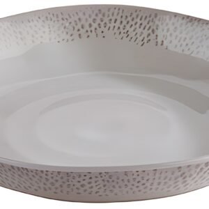 APS Assiette creuse FOOTMARK, diamètre: 240 mm, blanc/gris