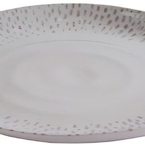 APS Assiette FOOTMARK, diamètre: 210 mm, blanc/gris