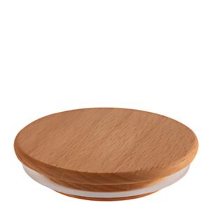 APS Couvercle pour bocal Weck, bois de hêtre, set de 12