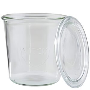 APS Bocal Weck avec couvercle, 370 ml, set de 3