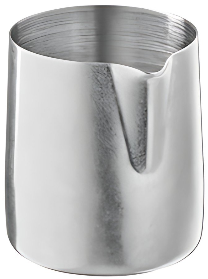 APS Pot avec bec verseur FLOW, 150 ml, argent