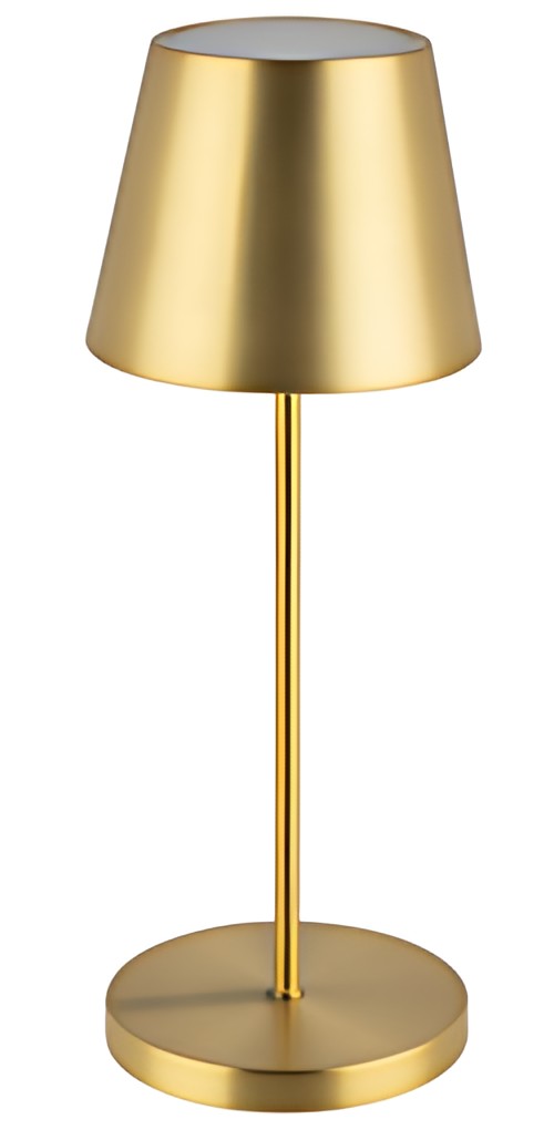 APS Lampe de bureau rechargeable à LED MERLE, or