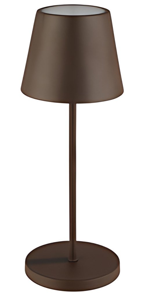 APS Lampe de bureau rechargeable à LED MERLE, rouille