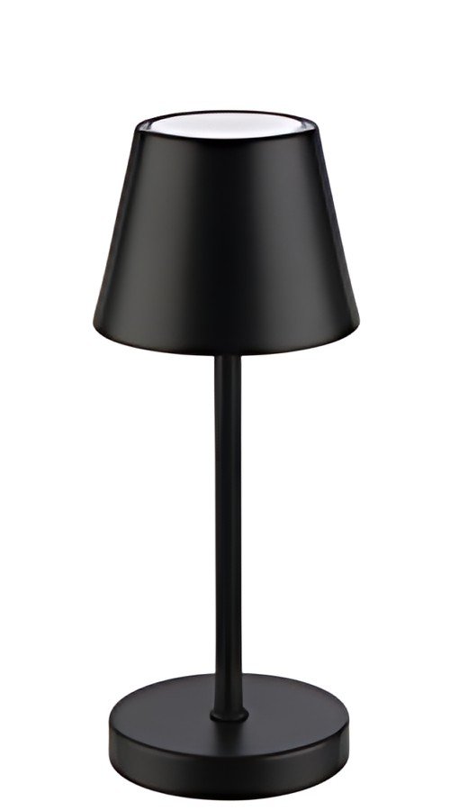 APS Lampe de bureau rechargeable à LED MERLE MICRO, noir